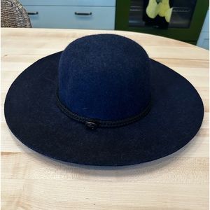 Scala Blue 100% wool hat